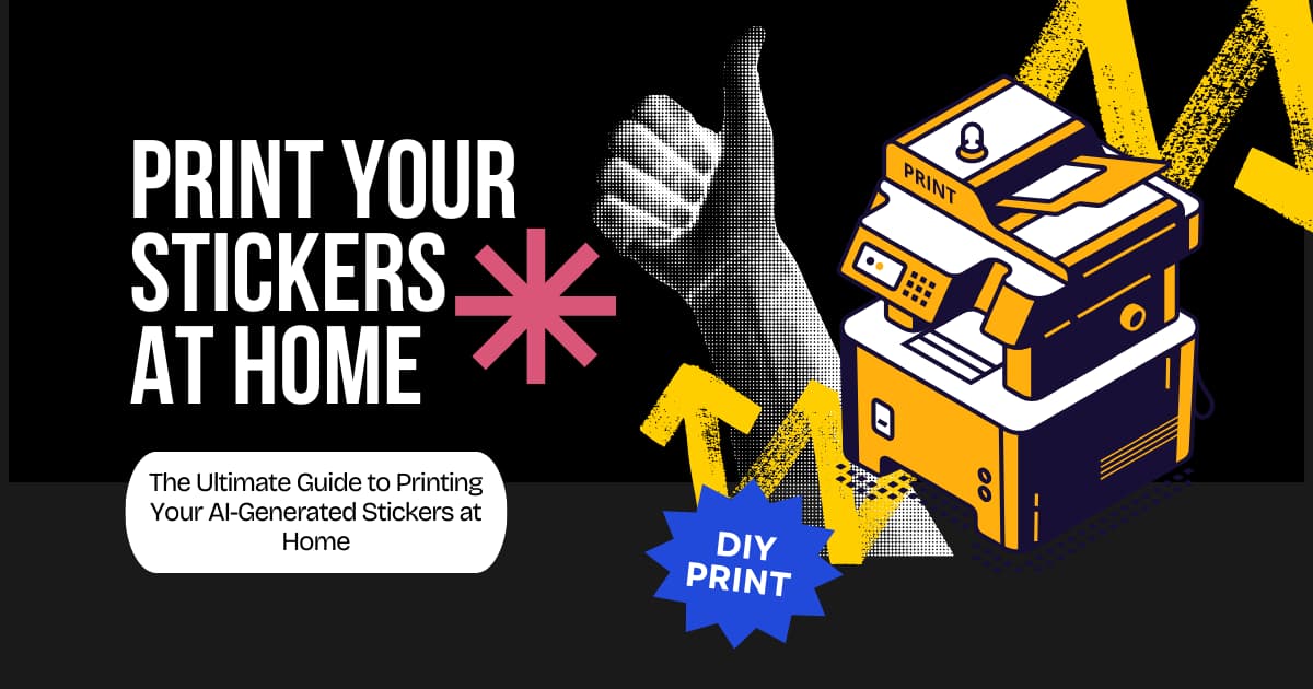 The Ultimate Guide to Printing Your AI-Generated Stickers at Home