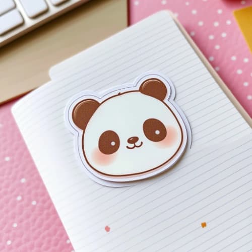 stickers ai cute panda